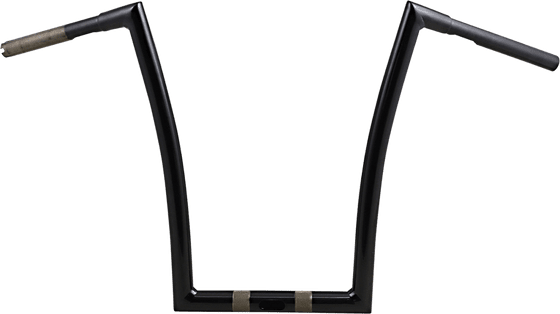 0601-3992 TODD'S CYCLE 17" blizgus juodas "ape hanger" vairas