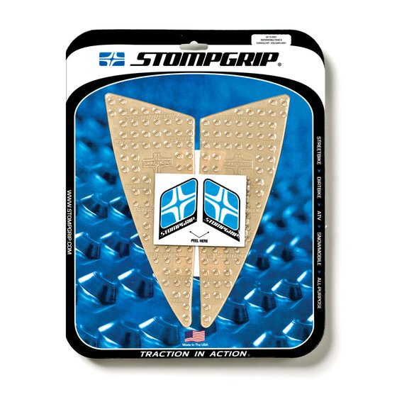 296-2010-0001 Stompgrip stompgrip sniego motociklo bako ir konsolės rankena - vulkanas : skaidrus