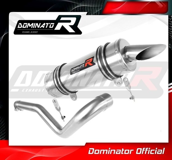 CA006DST-S Dominator exhaust silencer round