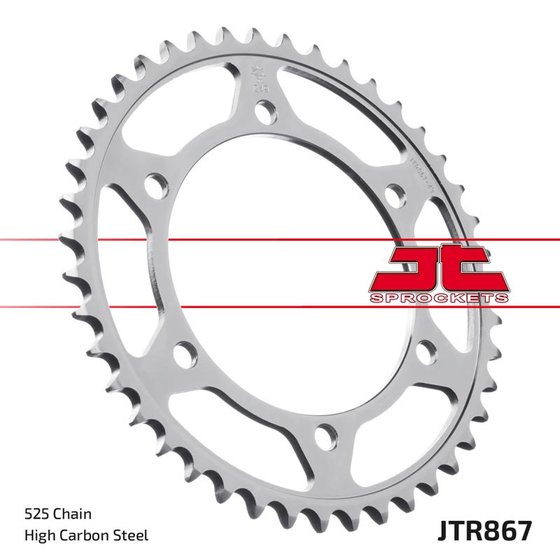 86943JT JT Sprockets galinė žvaigždutė 43 danties žingsnis 525 jtr86743