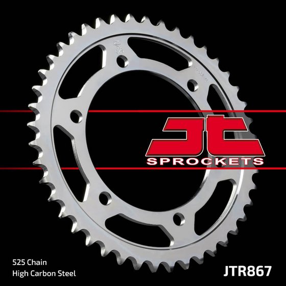 86943JT JT Sprockets galinė žvaigždutė 43 danties žingsnis 525 jtr86743