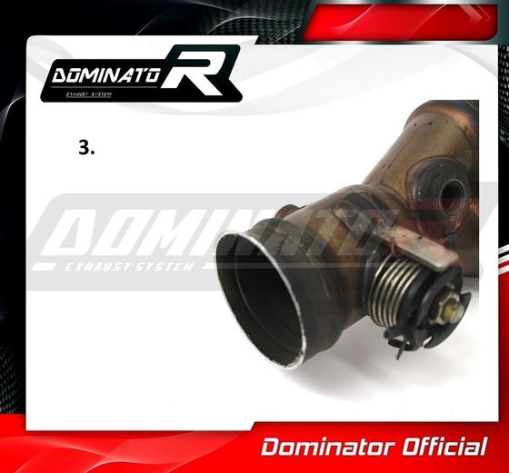 SU059D Dominator exhaust cat eliminator decat