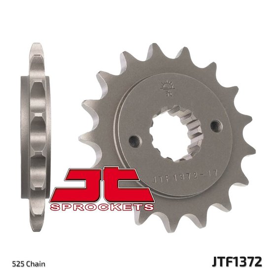 34817JT JT Sprockets priekinė žvaigždutė 17 dantukų žingsnis 525 jtf137217