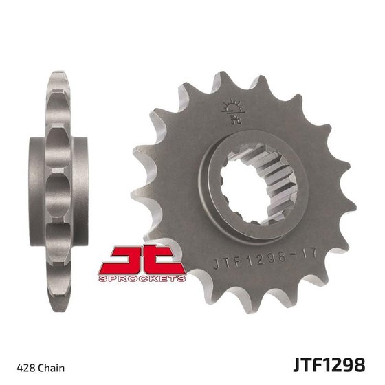 JTF1298 JT Sprockets plieninė priekinė žvaigždutė