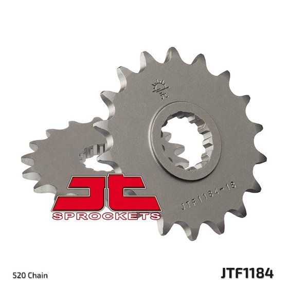 JTF1184 JT Sprockets plieninė priekinė žvaigždutė