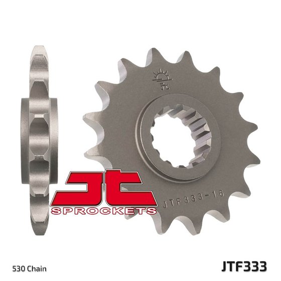 34716JT JT Sprockets priekinė žvaigždutė 16 dantukų žingsnis 530 jtf33316