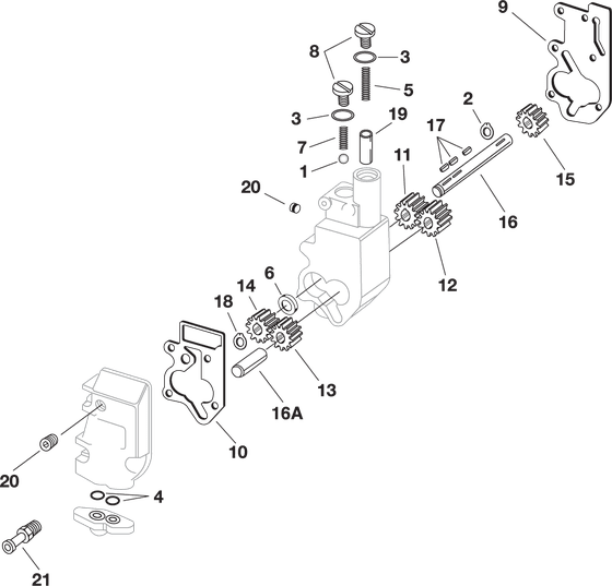 26346-69/70 JIMS alyvos siurblio varantysis velenas