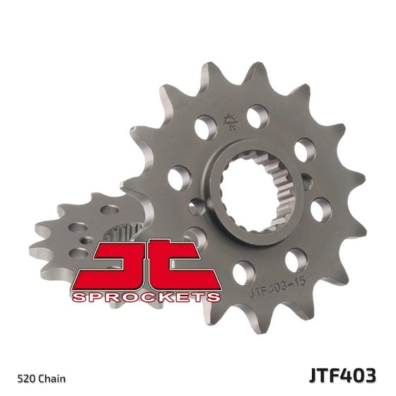 JTF403 JT Sprockets plieninė priekinė žvaigždutė