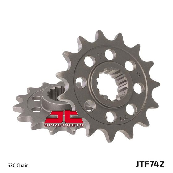 JTF742 JT Sprockets plieninė priekinė žvaigždutė