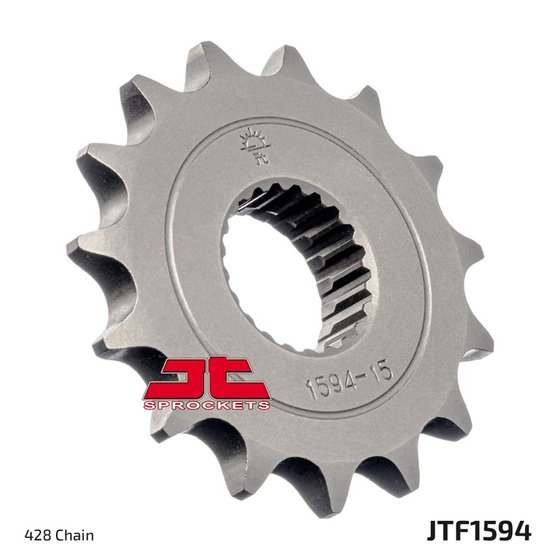 214915JT JT Sprockets priekinė žvaigždutė 15 dantų žingsnis 428 jtf159415