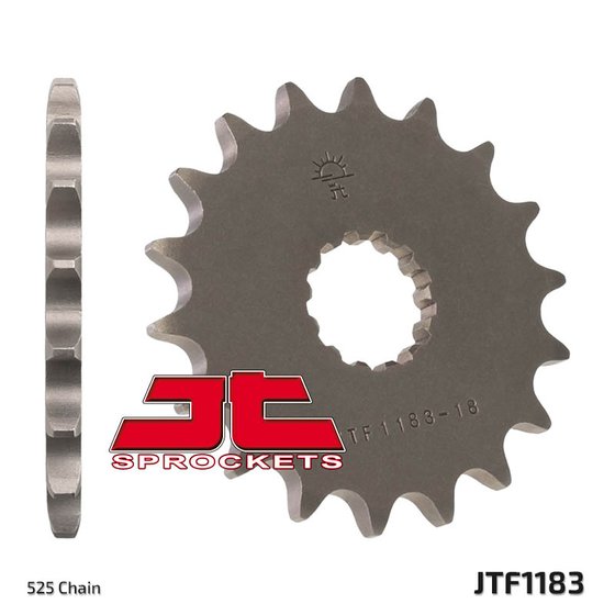 JTF1183 JT Sprockets plieninė priekinė žvaigždutė