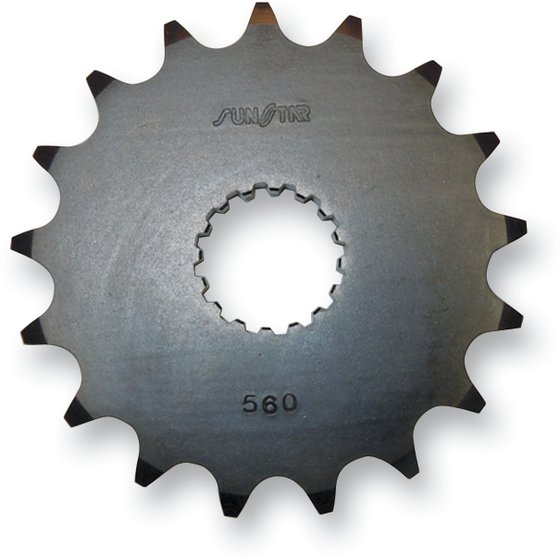 56018 SUNSTAR SPROCKETS 18t 530 pikio juodos spalvos plieninė priekinė žvaigždutė