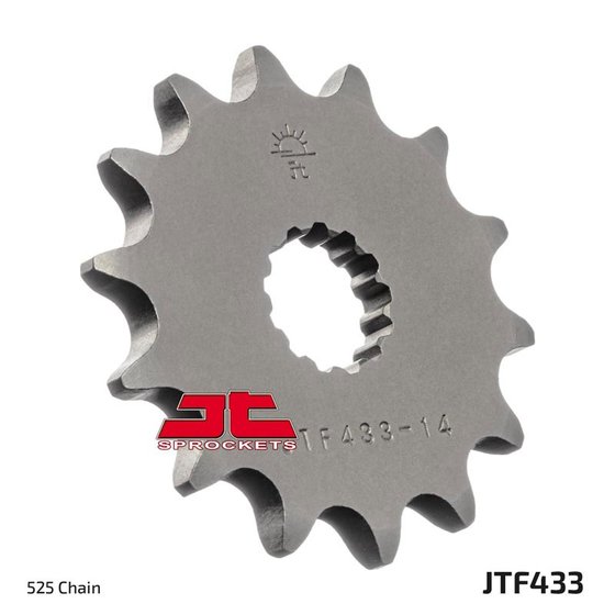 JTF433 JT Sprockets plieninė priekinė žvaigždutė