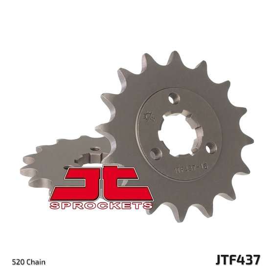 JTF437 JT Sprockets plieninė priekinė žvaigždutė