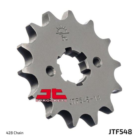 217714JT JT Sprockets priekinė žvaigždutė 14 dantų žingsnis 428 jtf54814