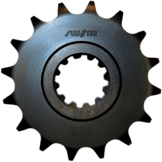 55617 SUNSTAR SPROCKETS 17t 530 pitch black steel front replacement sprocket