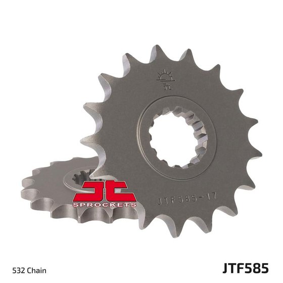 JTF585 JT Sprockets plieninė priekinė žvaigždutė