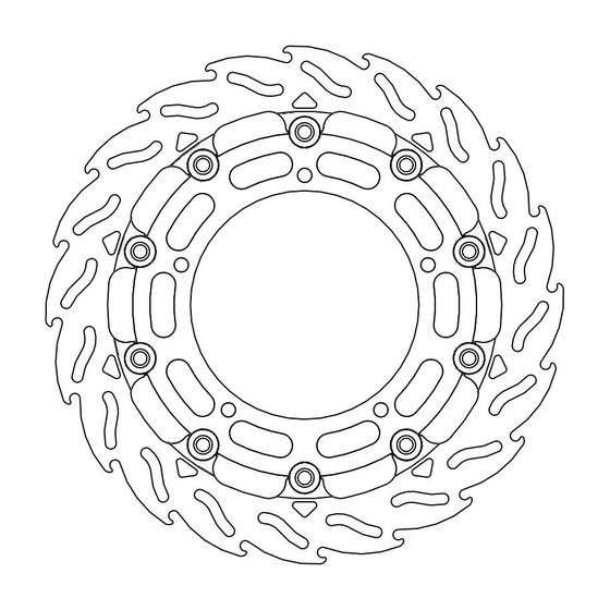 235-112189 MOTO-MASTER moto-master racing flame brakedisc priekinis dešinysis yamaha: fz6, yzf r6