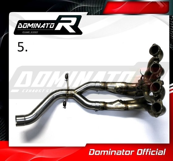 BW051D Dominator exhaust cat eliminator decat