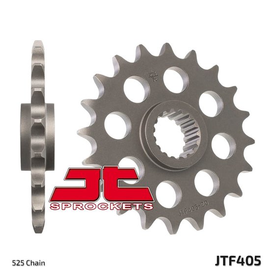 JTF405 JT Sprockets plieninė priekinė žvaigždutė