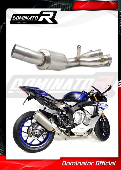 YA078D Dominator exhaust cat eliminator decat ex rn49