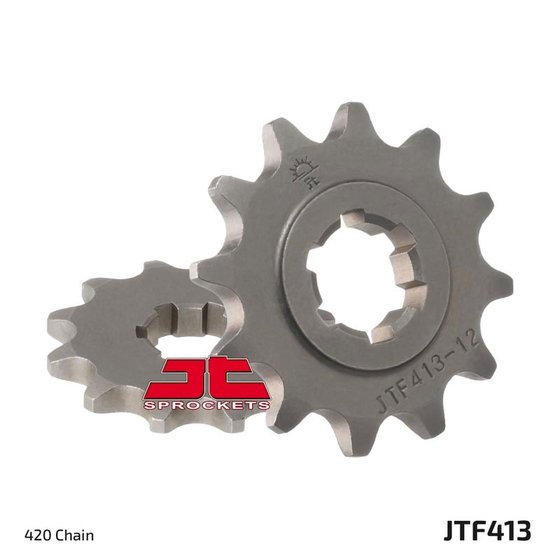 JTF413 JT Sprockets plieninė priekinė žvaigždutė