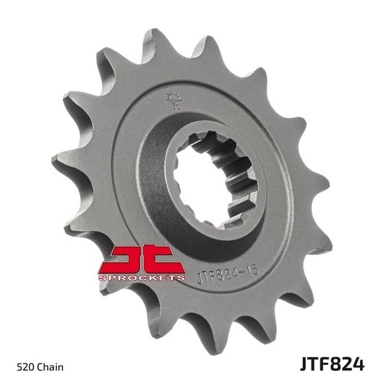 JTF824 JT Sprockets plieninė priekinė žvaigždutė