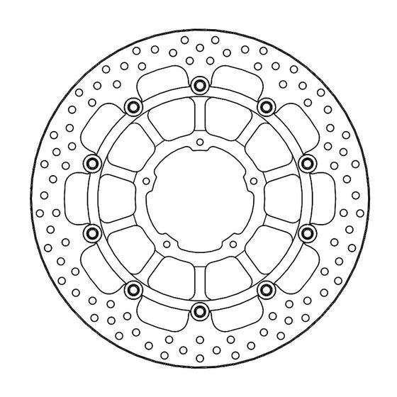 235-113229 MOTO-MASTER moto-master halo stabdžių diskas priekinis honda: cbr1000rr-r fireblade / fireblade sp 202
