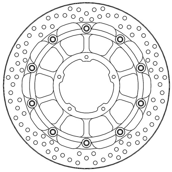 235-113229 MOTO-MASTER moto-master halo stabdžių diskas priekinis honda: cbr1000rr-r fireblade / fireblade sp 202