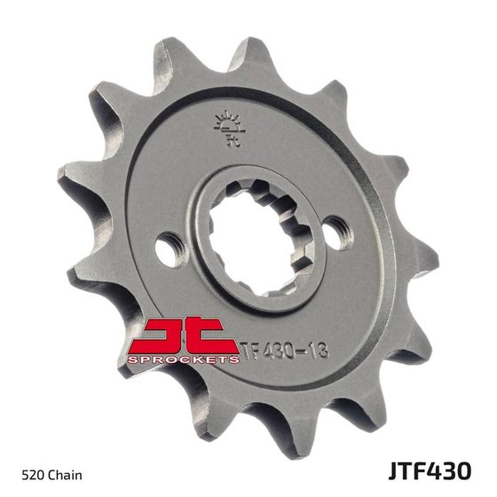 JTF430 JT Sprockets plieninė priekinė žvaigždutė