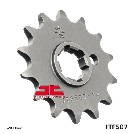 JTF507 JT Sprockets plieninė priekinė žvaigždutė