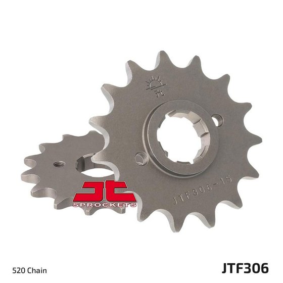 JTF306 JT Sprockets plieninė priekinė žvaigždutė