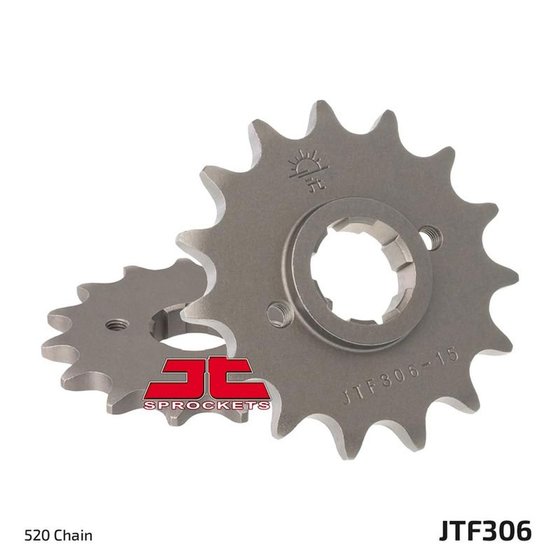 JTF306 JT Sprockets plieninė priekinė žvaigždutė