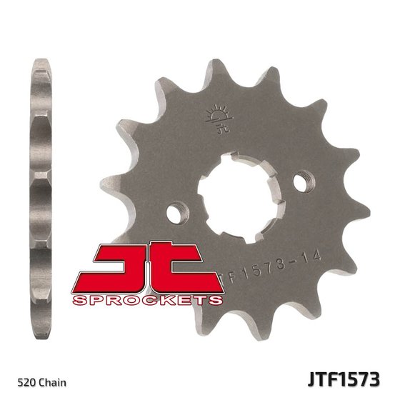 JTF1573 JT Sprockets plieninė priekinė žvaigždutė