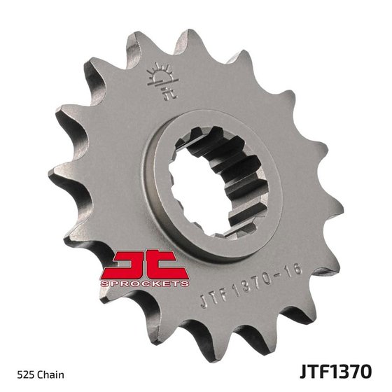 206816JT JT Sprockets priekinė žvaigždutė 16 dantukų žingsnis 525 jtf137016