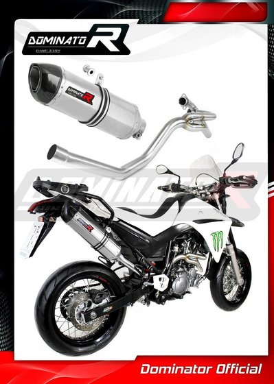 YA031DF-S Dominator exhaust silencer hp1 & 2 in 1 collector