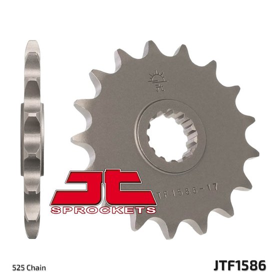 214216JT JT Sprockets priekinė žvaigždutė 16 dantukų žingsnis 525 jtf158616