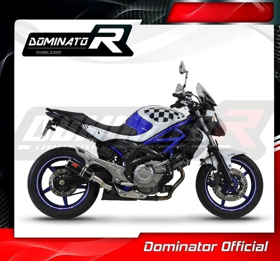 SU100DCBL-S Dominator exhaust silencer gp black