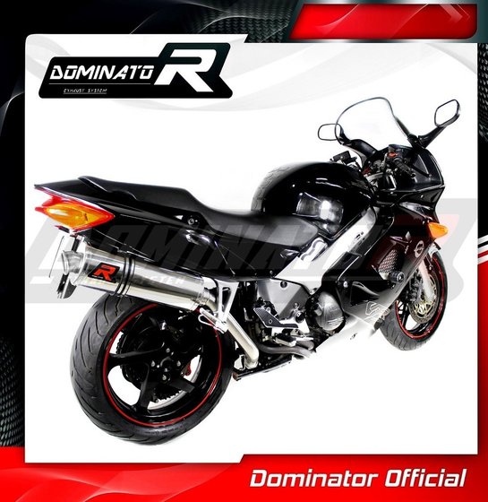 HO021DA-S Dominator exhaust silencer hi level oval