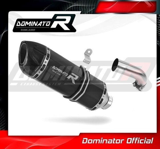 SU094DFBL-S Dominator exhaust silencer muffler hp1 black