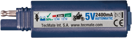 O100V3 TECMATE usb įkroviklis 2400ma