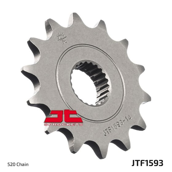 JTF1593 JT Sprockets plieninė priekinė žvaigždutė