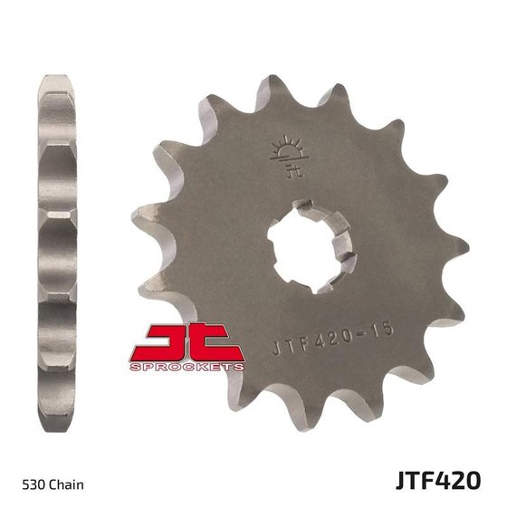 JTF421 JT Sprockets plieninė priekinė žvaigždutė