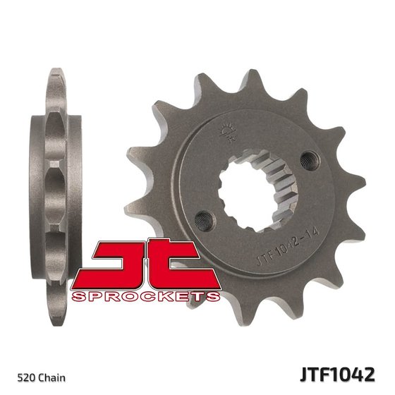 JTF1042 JT Sprockets plieninė priekinė žvaigždutė