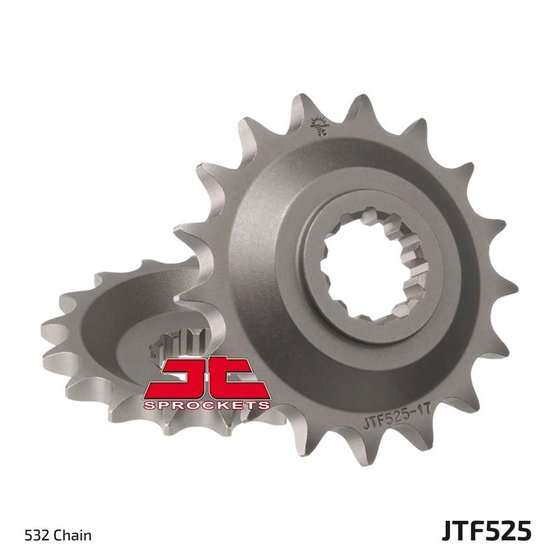 JTF525 JT Sprockets plieninė priekinė žvaigždutė