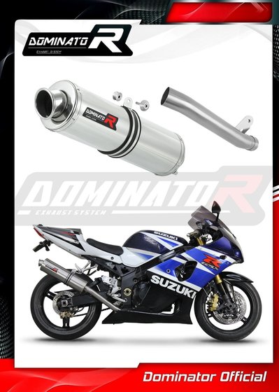 SU102DST-S Dominator exhaust silencer muffler slip-on st