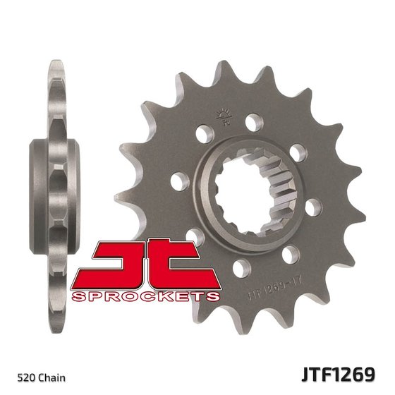 JTF1269 JT Sprockets plieninė priekinė žvaigždutė