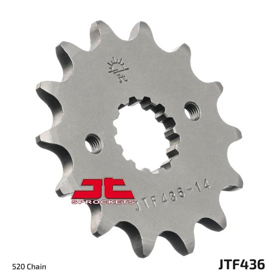 JTF436 JT Sprockets plieninė priekinė žvaigždutė