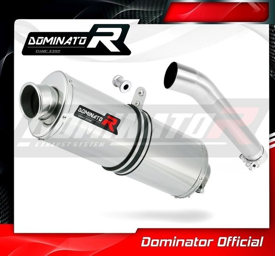 YA012DA-S Dominator exhaust silencer oval