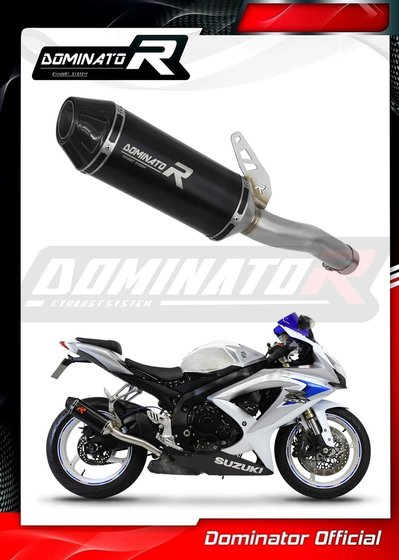 SU099DFBL-S Dominator exhaust silencer hp3 black